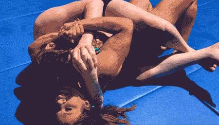 Jennifer Thomas vs Hanz  VanDerKill - Poolside Showdown