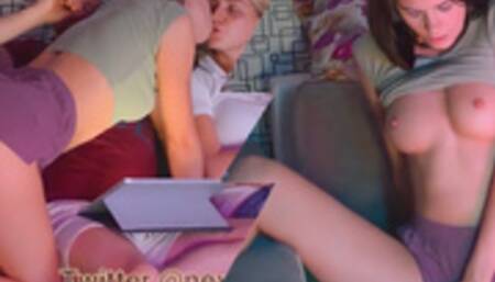 My Roommate And Her Bf Here ? He Makes Me Horny