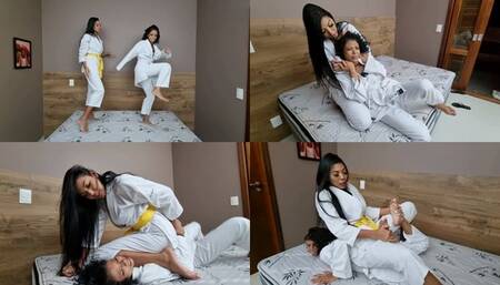 FIGHT JUDOKA - IZABELA PAES AND NATALY - PART1