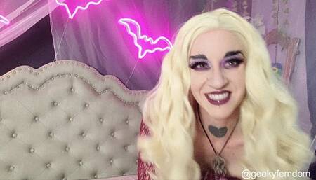 Hocus Pocus pussy eating deal with a witch