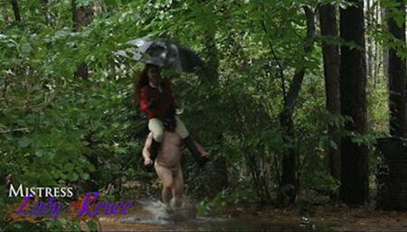 Mistress Lady Renee - ponyboy ride in the rain - wmv