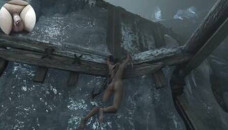 RISE OF THE TOMB RAIDER NUDE EDITION COCK CAM GAMEPLAY #3
