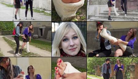 Beatrice LLWC Using a Crutch, Cast Care and Cure For Smelly Toes  (in HD 1920 X 1080)