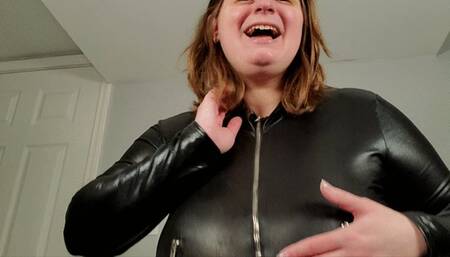 Tiny Bra and Latex Top 720p