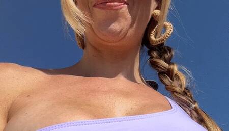 Huge nipples outside for nipples addict