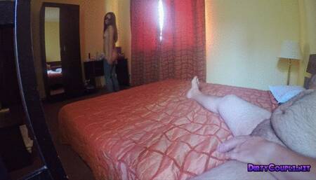 Nylon fucking girl and facial cumshot