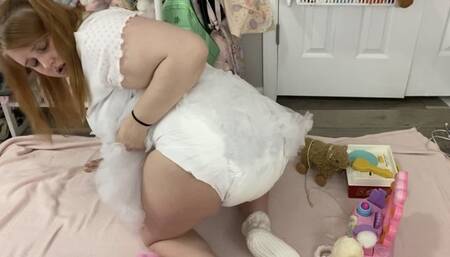 Baby Elle Hides Messy Diaper from Her Step-Mommy