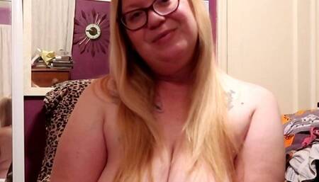 Topless BBW Hiccups