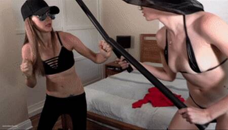 Escrima Stick Battle - Ashley Lane & Star Nine