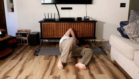 Daphne distracts the technician