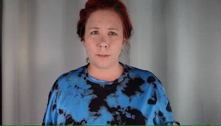 Rapid Angry Growth from Girlfriend WMV 1080 Tie Dye Shirt and Shorts Destruction