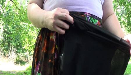 BBW Public Nipple Teasing