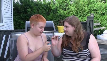 BBW Smoking Bud on Deck