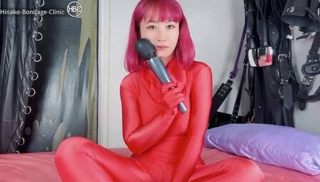 I tried on the zentai tights I bought during the Amazon Prime Day sale