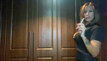 This smoking teacher shows you how it is done, for women only! Listen up and do as you are told!