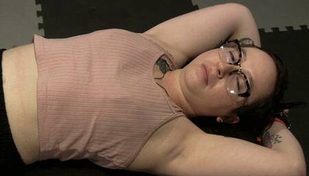 New girl Sierra's UPPERBODY audition "omg, i cant move!"