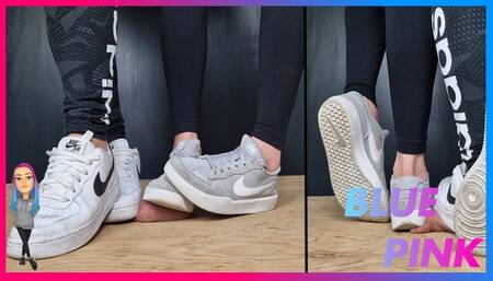 Two Girls in Nike vs Cock