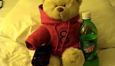 Smothering my favorite teddy