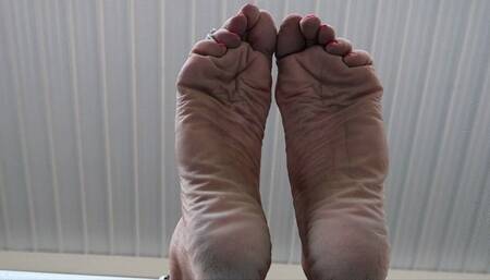 Dusty soles on deck pov2