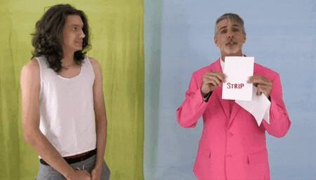 Game Show Loser Stripping Embarrassment - Cade Chalamet - Richard Lennox - Manpuppy - MP4 1080