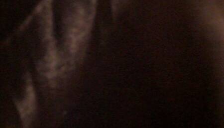 Long blue dress masturbation