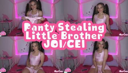 Panty Stealing Little Step-Brother JOI CEI