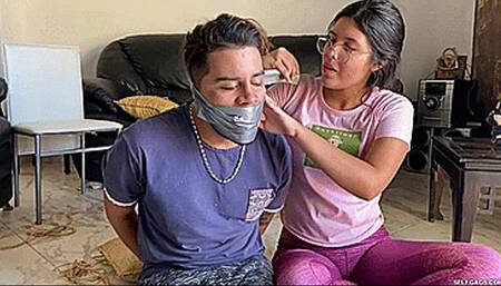 Mary & Franco in: Turning The New School Boy Into Her Helpless Bondage Toy! (wmv)