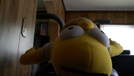 Blue Satin Panty bikeseat smothertoy