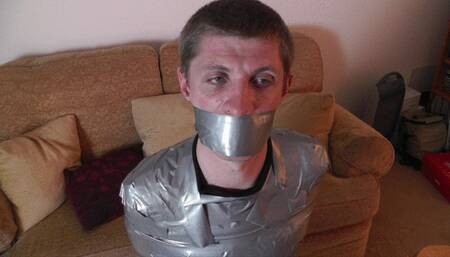 Wide Eyed, Chair Tied & Mummified!!! The Gay Equestrian Detective in Trouble (Part 2)