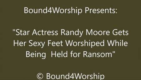 Starlet Randy Moore Gets Foot Worship in Captivity - WMV