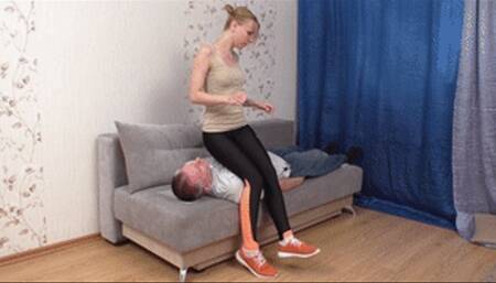 Sport and softcore female domination make this lassie happy, vf1700x 1080p