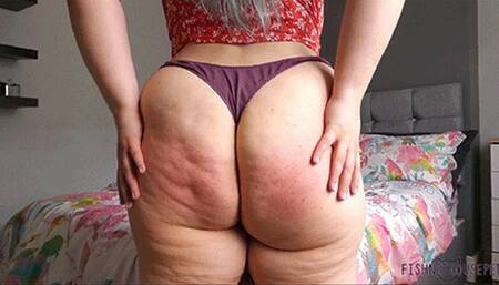 Big Booty Solo Spank Session