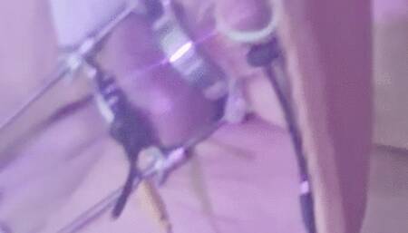 Mistress Tirza electro play  fuck machine and toys