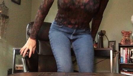 SIZE 9 PLUS SOLES ON A TABLE