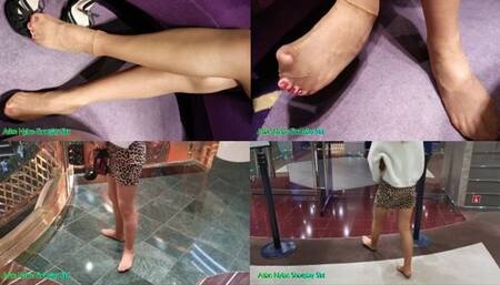 RCS -  Nylons torn, toes peeking through ( HQ )