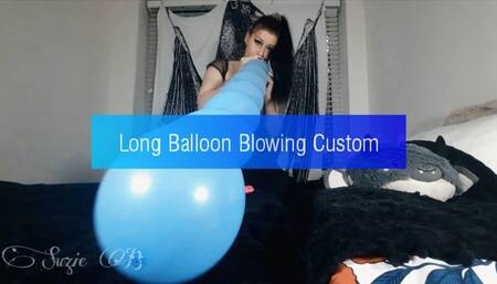 Long Balloon Blowing Custom