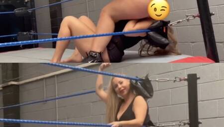 fantasy wrestling stinkface match barefoot