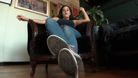 LOST YOUR STUPID BET - Foot Fetish, Foot Domination, Sneakers, Foot Humiliation - MP4