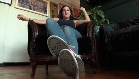 LOST YOUR STUPID BET - Foot Fetish, Foot Domination, Sneakers, Foot Humiliation - WMV