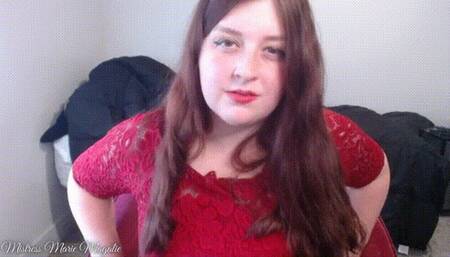 You love to worship my red lips