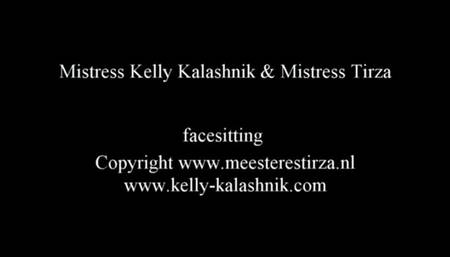 Mistress Tirza and Mistress kelly face sitting 1