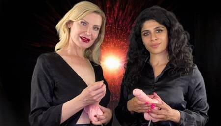 Mistress Sophia Sahara & Lady Phoenix Cum Explosion