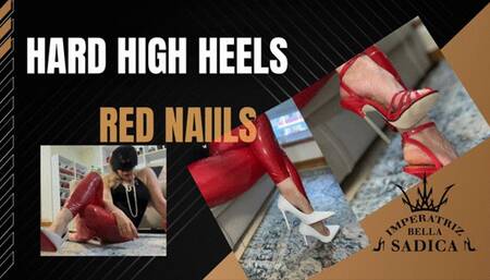 Only My heels toe cleavage and with hard high heels Part1