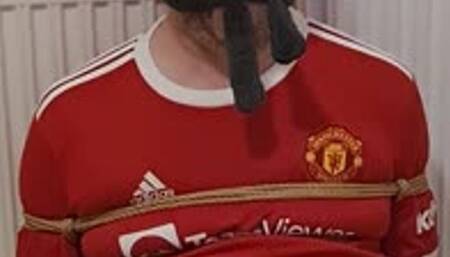 Footballer bound gagged escape challenge