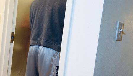 Bondage and cumming part 1 Kandy vs the bell hop