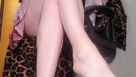 Foot Slave you will lick My flats while I make you Sniff My feet & Ass!