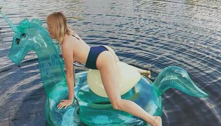 Alla does B2P and S2P And fucks 16 inch balloons riding a transparent unicorn on the lake!!!