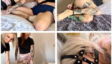 Bondage Tickle Escape Challenge Mia vs Scarlette Large