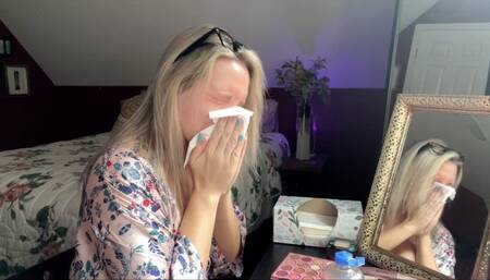 Hair, Makeup, Sneezing, and Nose Blowing