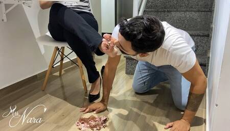 Nara makes Hex eat cake from her soles (1080 EN-sub)